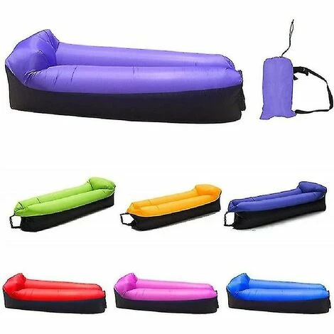 Acheter ❤️ REGALOS Chaise Longue De Plage Adulte Sac De Couchage De Camping Pliant Rapide Sac De Canapé Gonflable étanche Sacs De Couchage De Camping Paresseuxlit Gonflable (orange) 😉 – Image 3