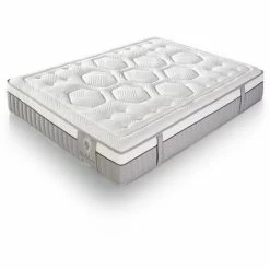 Le moins cher 😀 MARCKONFORT Matelas Black Memory 135x190 Cm à Mémoire De Forme Avec Ressots Ensachés, Fermeté Moyenne - BLANC 😀