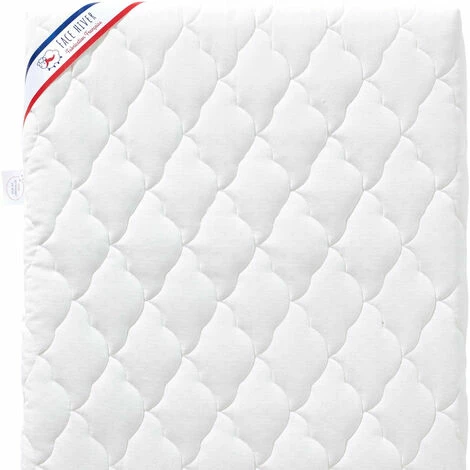 Vente flash 🥰 PTIT LIT P'tit Lit - Matelas Bébé Climatisé - 60x120 Cm - 1 Face Été Fraîche / 1 Face Hiver Ouatinée - Anti Acarien - Déhoussable - Oeko Tex® - Fabrication Française - Blanc ✨ – Image 5