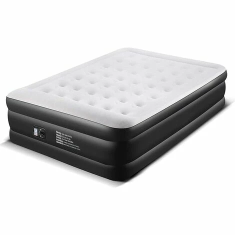 Acheter ✨ HAZEL Matelas Gonflable 2 Personnes Avec Pompe Electrique Intégrée, Lits Gonflable D’Appoint Pneumatique Lit D'invité, 203 X 157 X 47 Cm ✔️