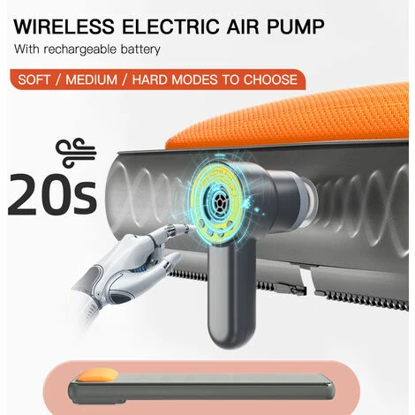 Meilleur prix 😀 HAPPYSHOPPING Matelas Pneumatique Pliant Portable épaississement Automatique, S - S 🌟 – Image 4