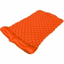 Promo 💯 TANCYCO Matelas De Couchage Extérieur En TPU Pour Camping, Tapis Gonflable Avec Oreillers, Tapis De Voyage, Tente, Lit Pliant, Coussin D'air Ultraléger Pour Randonnée, Trekking (orange) 👍