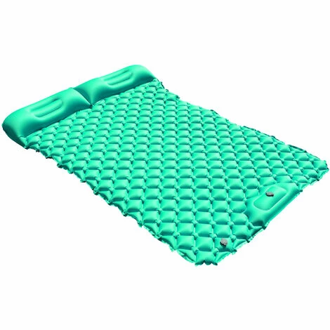 Budget 💯 TANCYCO Matelas De Couchage Extérieur En TPU Pour Camping, Tapis Gonflable Avec Oreillers, Tapis De Voyage, Tente, Lit Pliant, Coussin D'air Ultraléger Pour Randonnée, Trekking (vert) 😉