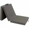 Grosses soldes 🤩 LES TENDANCES Matelas En Mousse Pliable En 3 Sections 190 X 70 X 9 Cm Gris 🔔
