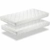 Offres 😍 DORMALIT LOT X2 Matelas Mousse 80X180 CARAMEL, Epaisseur 11 CM, Ergonomique Et Respirant 😍