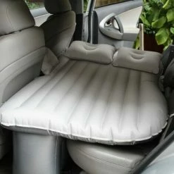 Acheter 😀 LLOVE Lit Gonflable Pour Voiture Matelas De Couchage Pour Voiture Coussin D'échappement Central Et Arrière Lit De Voyage Gris 🔥