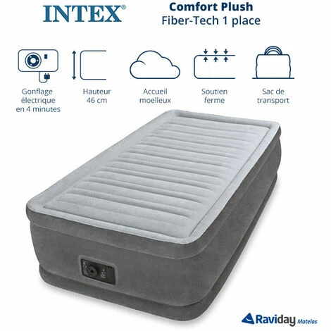 Acheter ✔️ Matelas électrique 1 Personne Comfort Plush Intex 🌟 – Image 5